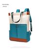 Stylish Color Block Women's Backpack - 2026 Large Capacity, Lightweight, Anti-theft, Double Shoulder, Perfect for Commuting, Travel, and School.