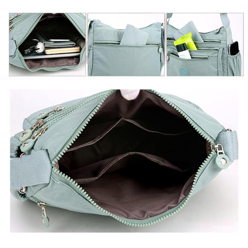 Women's Messenger large capacity Shoulder Bag Polyester Fashion Cosmetic Bag Simple and Versatile Handbag Crossbody Bag