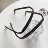 Dames haarband Elastisch krullend haar Organisatie Antislip Effen kleur Glad Onzichtbare vierkante hoofdband Zonnebril hoofdband Dames haaraccessoires