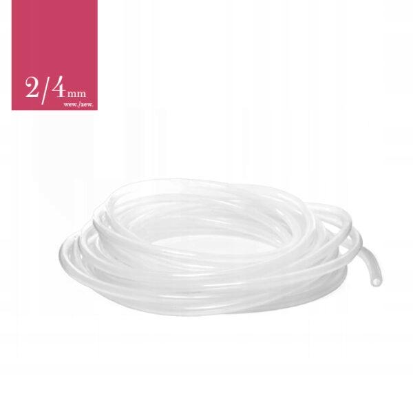 Wężyk Przewód Silikonowy 2/4 Mm Do Destylacji
