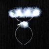 Girls Angel Wing Halos LED Hairband for Woman Halloween Concerts Party Headband
