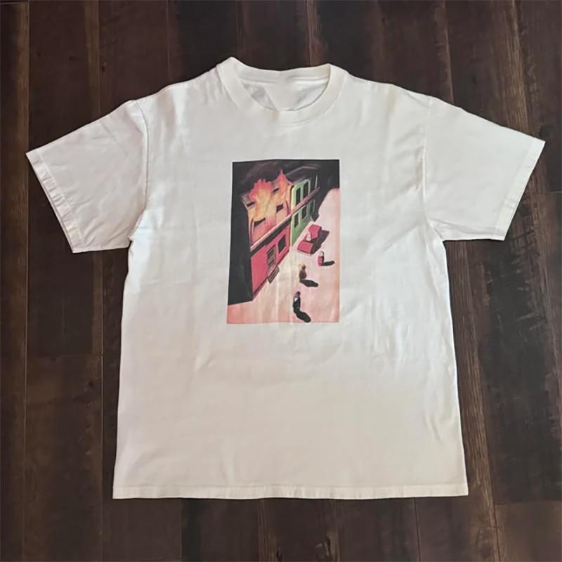 

New Popular Sunny Day Real Estate White T-Shirt Cotton Full Size Unisex T-Shirt XXXL