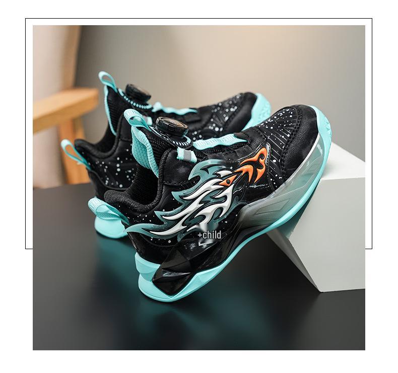 2025 Boys' Basketball Shoes: Non-slip, Autumn/Winter Style, Perfect for Training & Running, for Kids & Students.