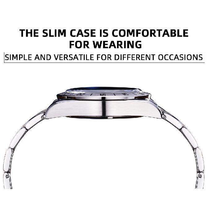 ADDIESDIVE Hot Sale GMT Quartz Watch Stainless Steel Bubble Mirror Glass BGW9 Super Luminous Men's Watches AD2035 NEW Waterproof