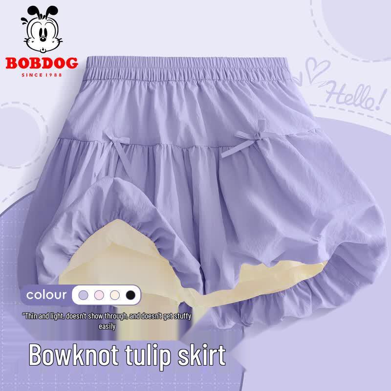 Babi s Girls  Sweet Bow-Knot Summer Skirt 140 фиолетовый