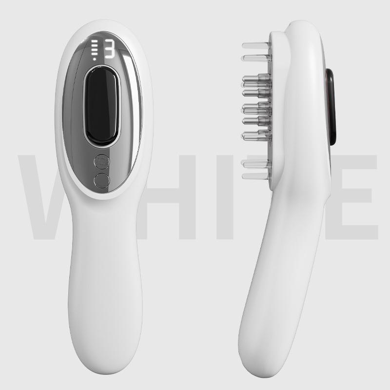 Electric Red Light Hair Growth & Scalp Massage Comb with Liquid Application