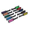 10Pcs Disposable Hair Dye Comb 10 Colors Individually Packaged Temporary Hair Chalk for Wet Dry Hair Washable Non-Damaging Instant Hair Coloring Tool