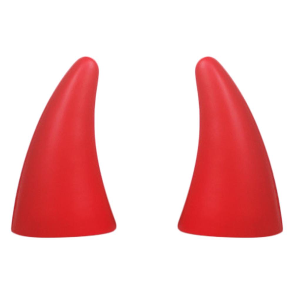 

1 пара 3D Дьявольские рога Шлем автомобиля Стерео Бампер Капот Наклейки Украшение крыши автомобиля Украшения на Хэллоуин Бычьи рога Декор экстерьера автомобиля