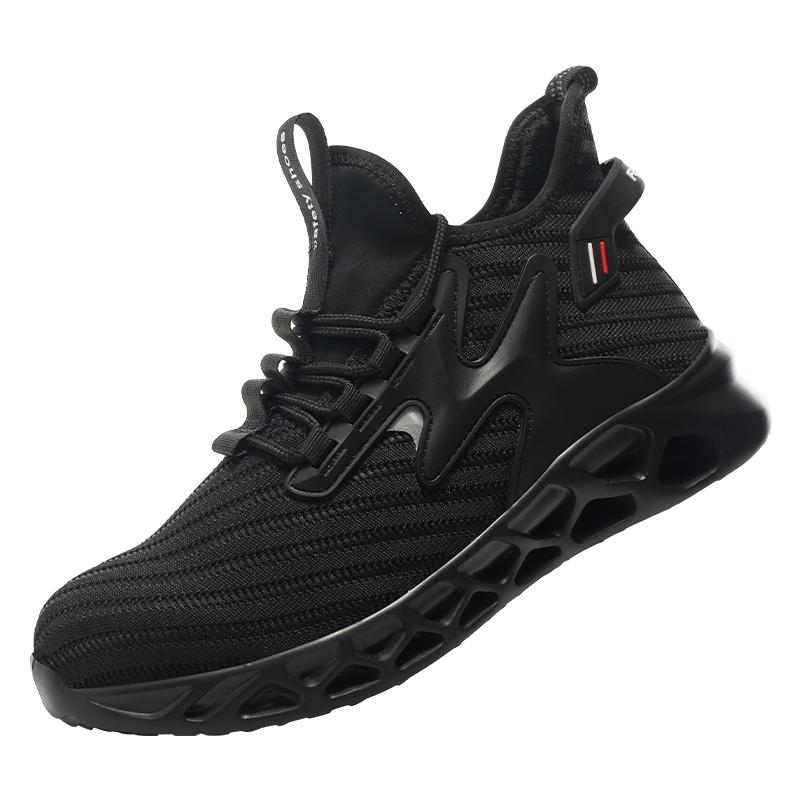 

Men s Steel Toe Safety Shoes Anti Smash Anti Puncture Breathable Lightweight Work Boots Mid Top Outdoor Workshop Safety 39