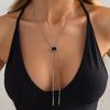 French Vintage New Long Necklace – Minimalist Personalized Design, Women’s Adjustable Elegant Jewelry, Daily To Evening Versatile