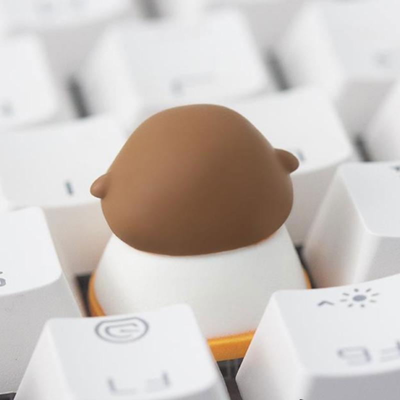 Premium Resin Customs Keycaps Colorful Capybara Theme Smooth Texture Durability For Gaming Keyboards Accessories