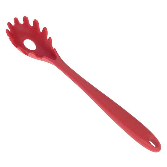 Silicone Pasta Fork Heat Resistant Noodle Spaghetti Strainer Server Spoon Tool Sale Goods