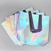 5/10PCS Laser Non-woven Gift Bags Reusable Shopping Bags Tote Grocery Storage Bags Birthday Party Wedding Supplies