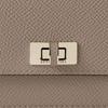 BONAVENTURA Vittoria Compact Wallet in Nobile Leather (Etoupe), Made of Genuine European Leather, Perfect Gift for Women, BWAN44-ET