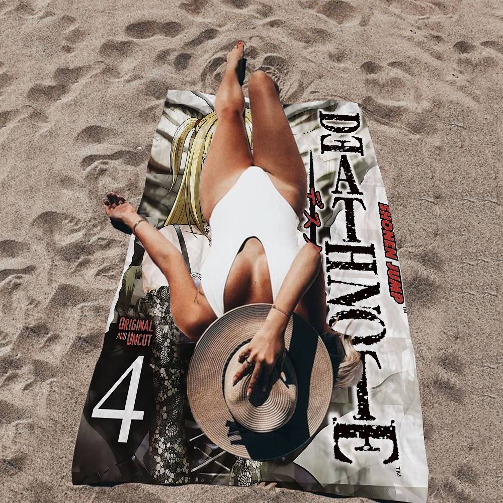 Death Note MISA MISA Anime Microfiber Beach Towel Absorbent Quick Dry Soft Yoga Swimming Resort Mountain Climbing Towel