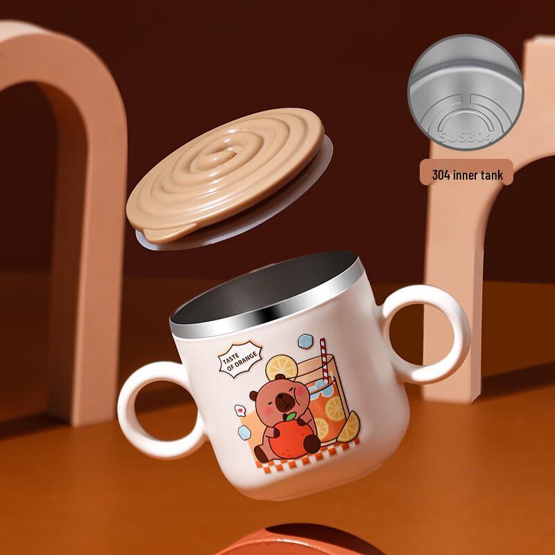 OLOEY Stainless Steel Insulated Kids Sippy Cup