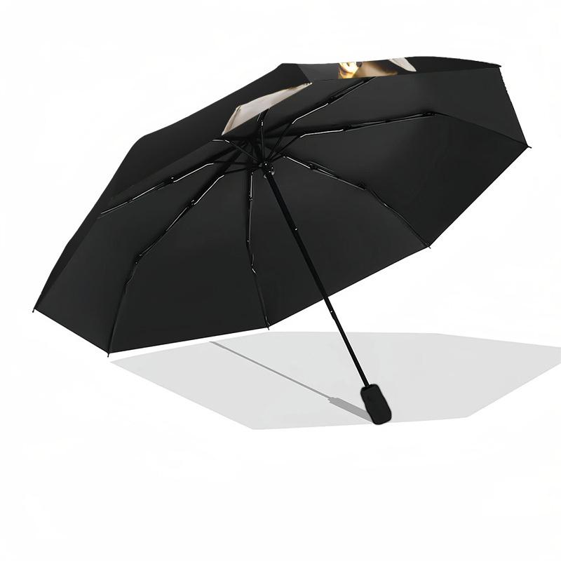 1pc Michael Joseph Jackson Iconic Pose Automatic Folding Umbrella, Portable Collapsible Design, Casual Outdoor Accessory L1127003