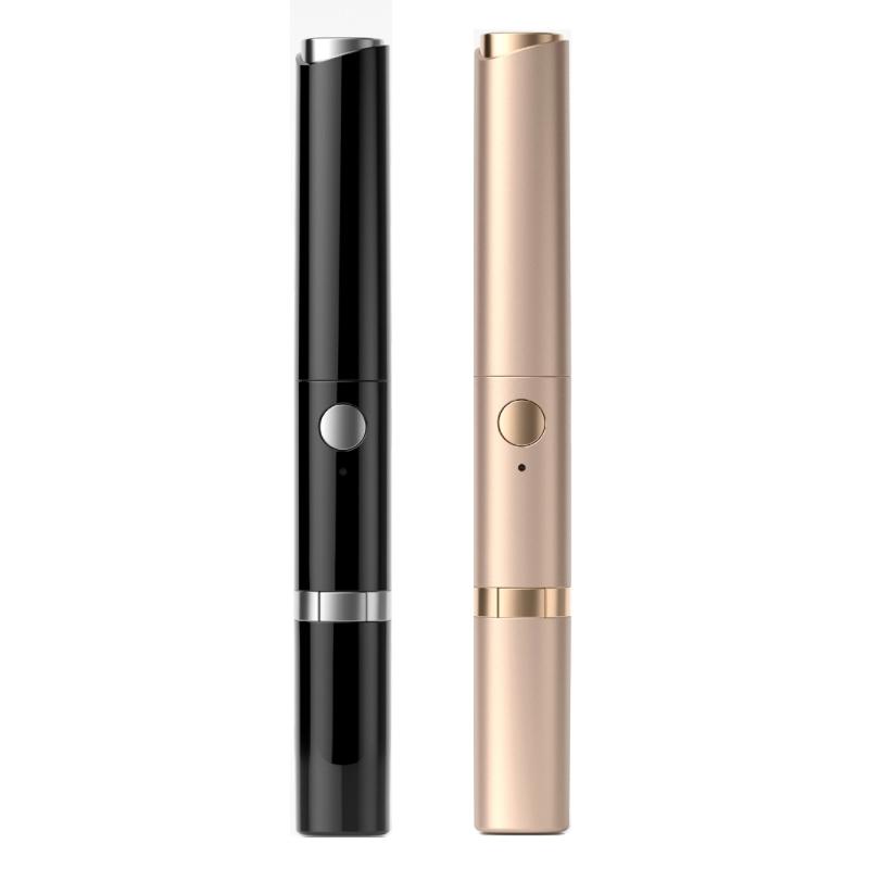 2 in 1 Beauty Tool Convenient Ladies' Electric Eyebrow Shaping Tool Heating Eyelash Curler Delicate Face Hair Trimmer