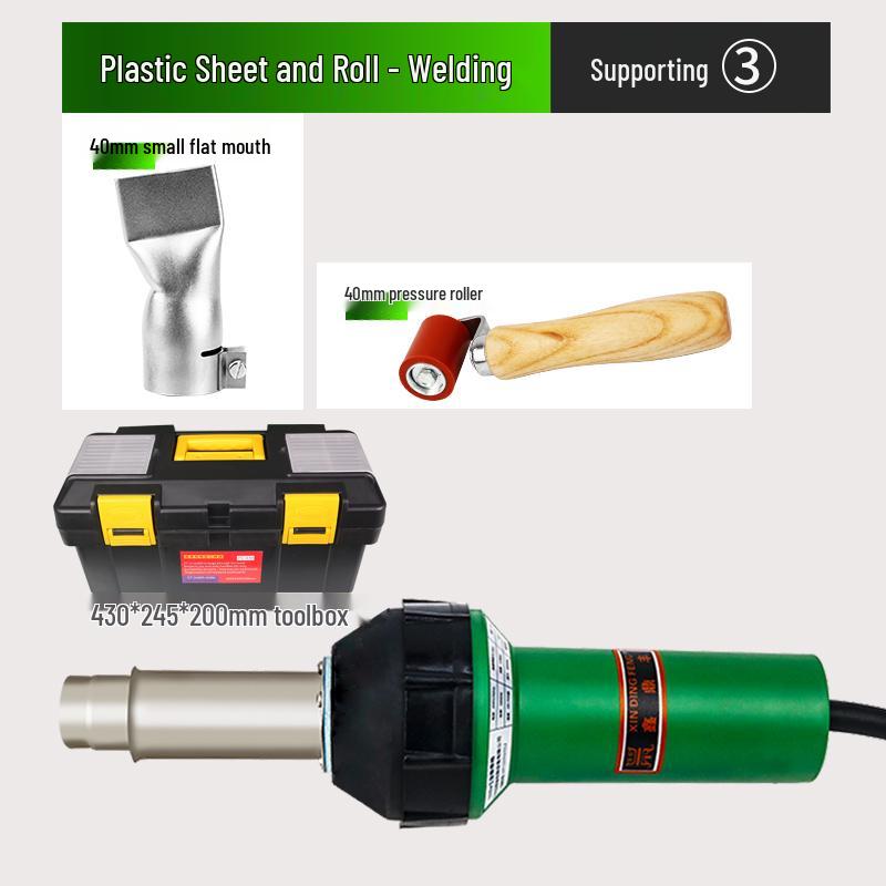 2000W High Power PVC & Plastic Welding Gun for Flooring, Film, and Sheet Applications