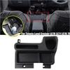 For Toyota Land Cruiser LC70 LC71 LC76 79 Black Front Center Console Cup Holder Drink Water Storage Box Tray Car Accessories