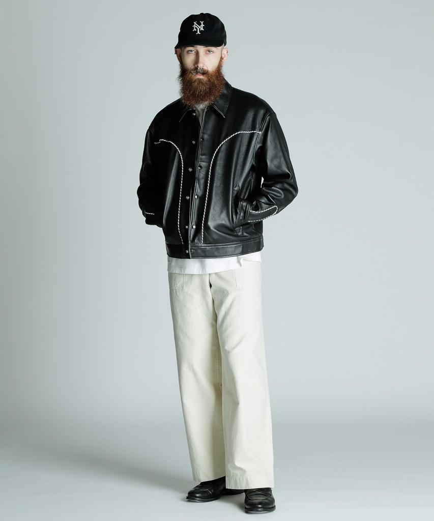 Schott Western Leather Jacket, Men's, Size 2XL, 010, Black, 782-5150004