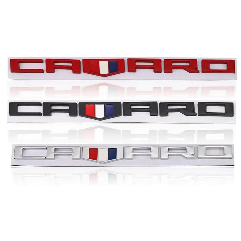 1 Pezzo Logo Camaro Adesivo Emblema Posteriore Auto per Onix Cruze Aveo Silverado Decorazione Adesiva Bagagliaio Auto