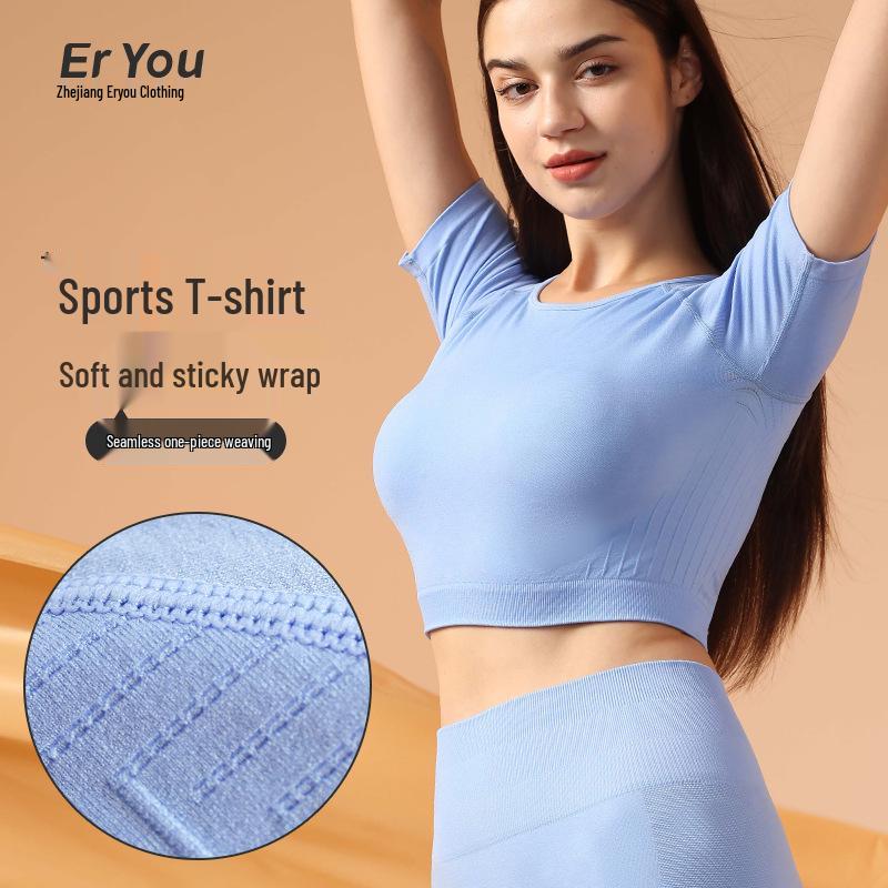 

Women s Quick-Dry Slim Fit Short-Sleeve Summer Yoga & Running Top Medium