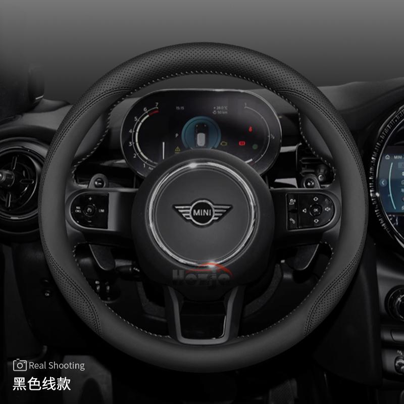 Leather Car Steering Wheel Cover for BMW Mini GT 164 R50 R56 R53 R55 F60 F54 R60 Countryman Cooper U25 Accessories