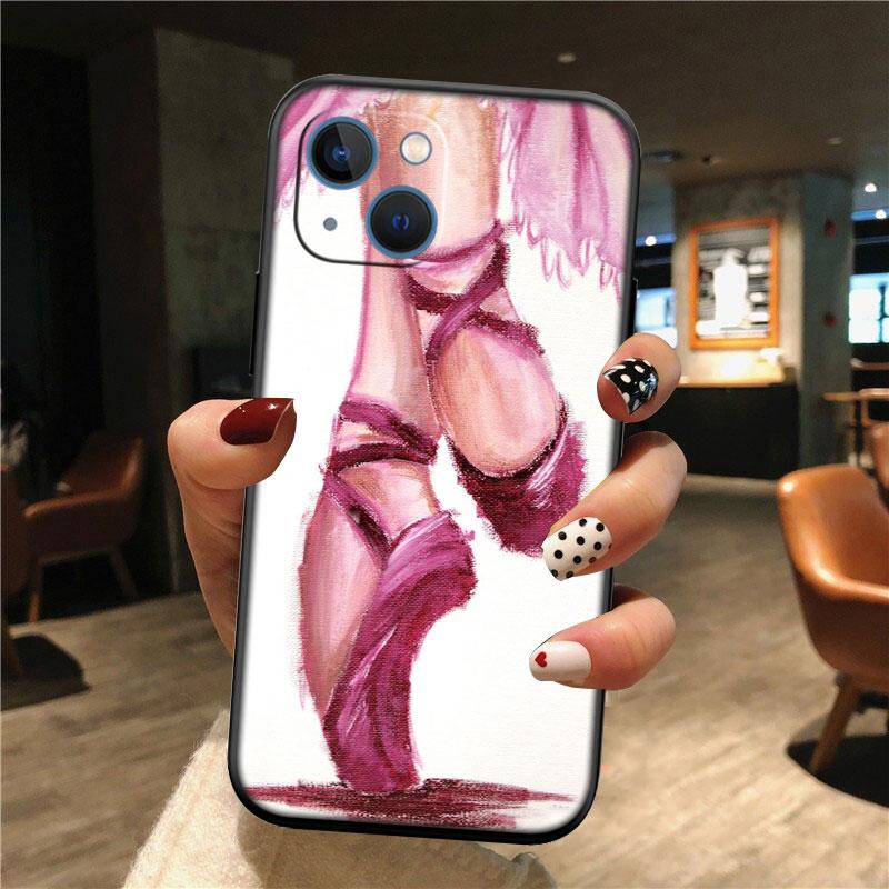 IK11 Scarpe da Punta da Balletto Ballerina Nuova Custodia per Telefono Guscio di Lusso per iPhone SE X XS XR 16E 17 11 Pro Max 8 7 6 6s Plus Air