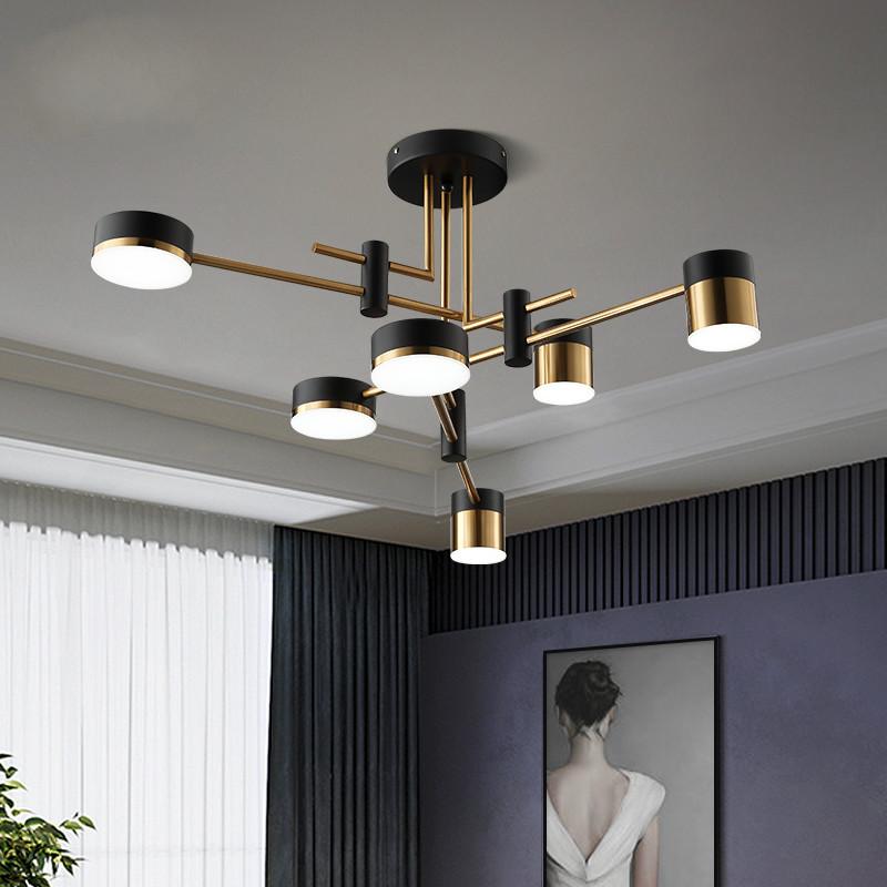 American Luxury LED Pendant Lamp Lights Modern Living Room Hanging Lamps Modern Decor Restaurant Chandelier Lighting WF1117