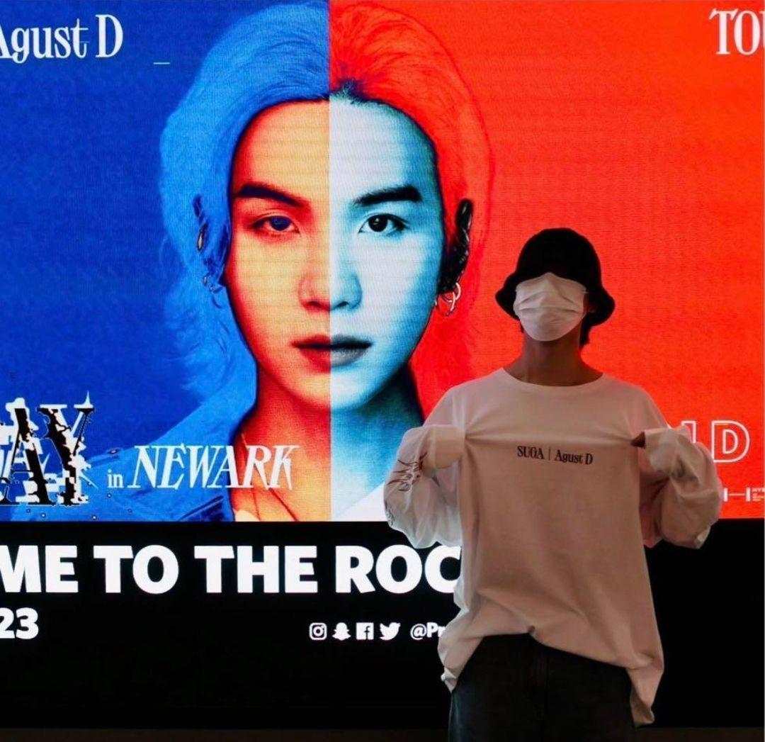 

[Б/У] Эксклюзивная футболка Suga из США, которую носил Юнги, August D, D-Day, Размер M