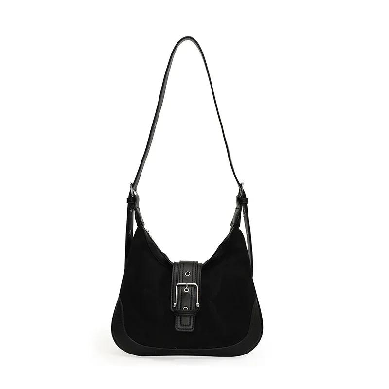 Large Matte Bag for Women New Autumn and Winter Versatile Casual Crossbody Bag Large Capacity of Displacement Bag