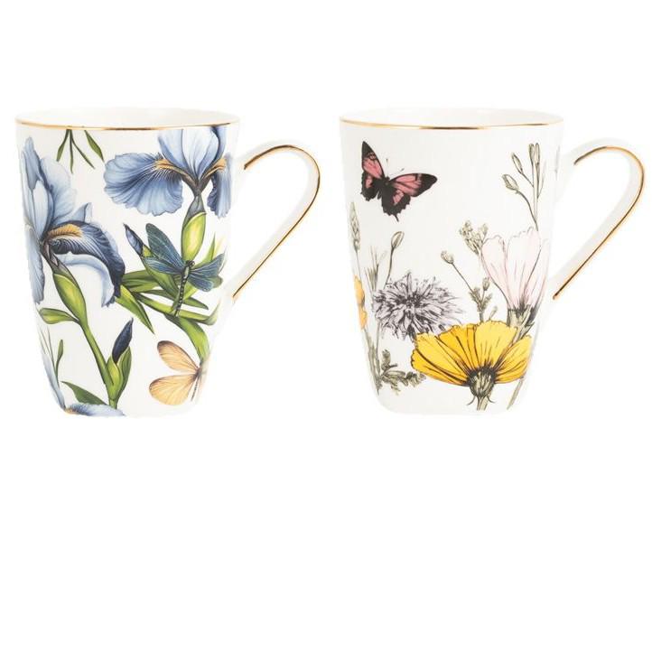 Elegant Bone China Mug Gift Set: Large Capacity Cup and Saucer for Housewarming or Best Friend Gift