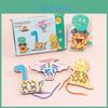 Wooden Fine Motor Activity Board For Kids Learning Toy For Preschool Enrichment