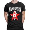 Mano Negra Französische Rockband Herren T-Shirt Lustige T-Shirts Kurzarm Rundhals T-Shirt Baumwolle Übergröße Kleidung