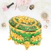 Metal Jewelry Box Vintage Zinc Alloy Decorative Easy To Maintain Keepsake Box for Necklace Earring