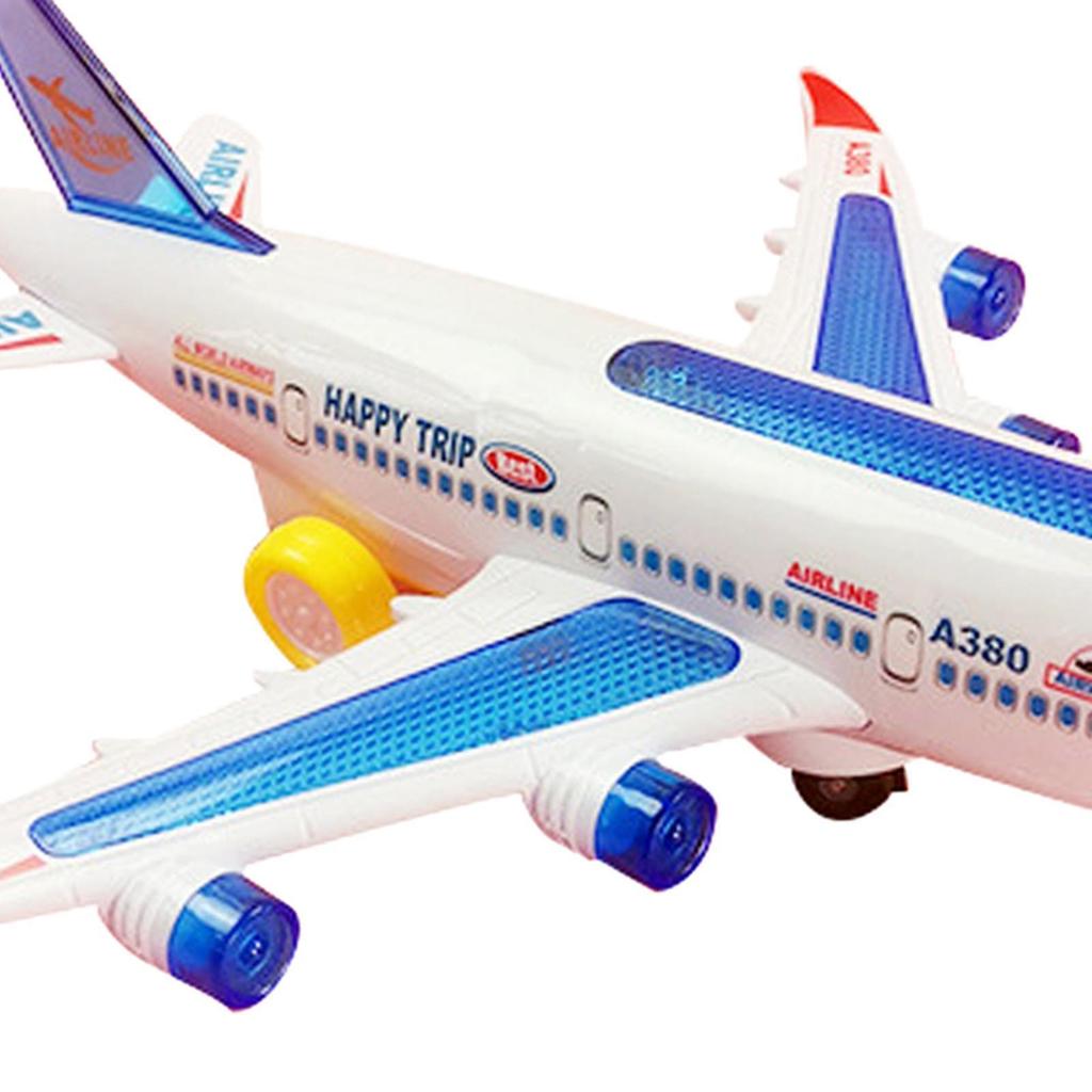 Electric Plane Toy and Sounds Educational Toys for Children Girls Boys