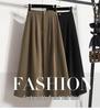 Plus Size Hohe Taille A-Linie Regenschirmrock mit Taschen - Frühjahr 2026 Trend