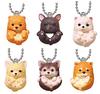 Round Animals Round Puppy Mascot of 6 Gacha Capsule Toy [Set (Complete)]