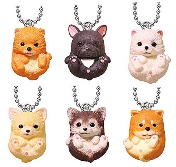 Round Animals Round Puppy Mascot of 6 Gacha Capsule Toy [Set (Complete)]