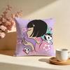 Trendy TTokidokiful Cushion Cover Stylish Washable Pillow Cover Ideal for Couch Bedroom Car Decoration