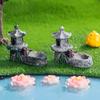 Creative Simulation Pool Figurine Ponds Model Resin Craft Moss Micro Gardening Landscape DIY Decorative Accessories