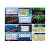 NAVIGATORI SAT per Auto Navigatore Auto Camion Sistema di Navigazione GPS Schermo Touch HD con Aggiornamenti Mappe a Vita per UK UE
