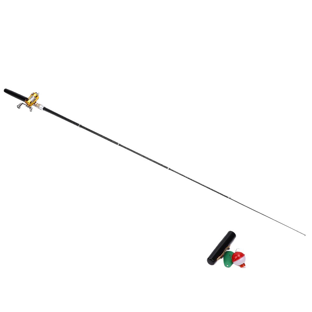 Pocket Size Fishing Rod Pen Style Fishing Rod Reel Combo 1 Meter Portable Telescopic Mini Fishing Pole High Strength