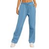 Women's Straight-Leg Fleece-Lined Sweatpants: Autumn/Winter Style, Loose Fit