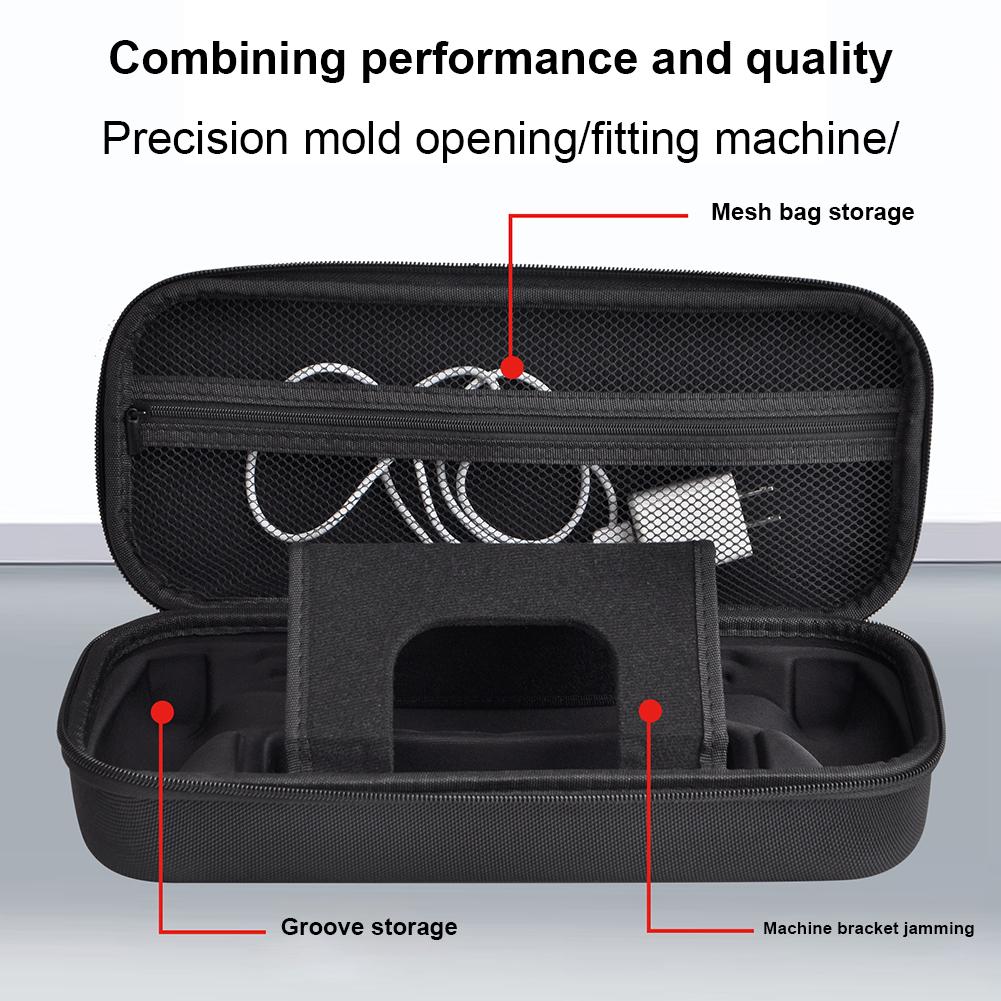 Travel Carrying Case Hard Shell Case with Mesh Pocket Portable Storage Bag for SONY PlayStation Portal Game Console Accessories
