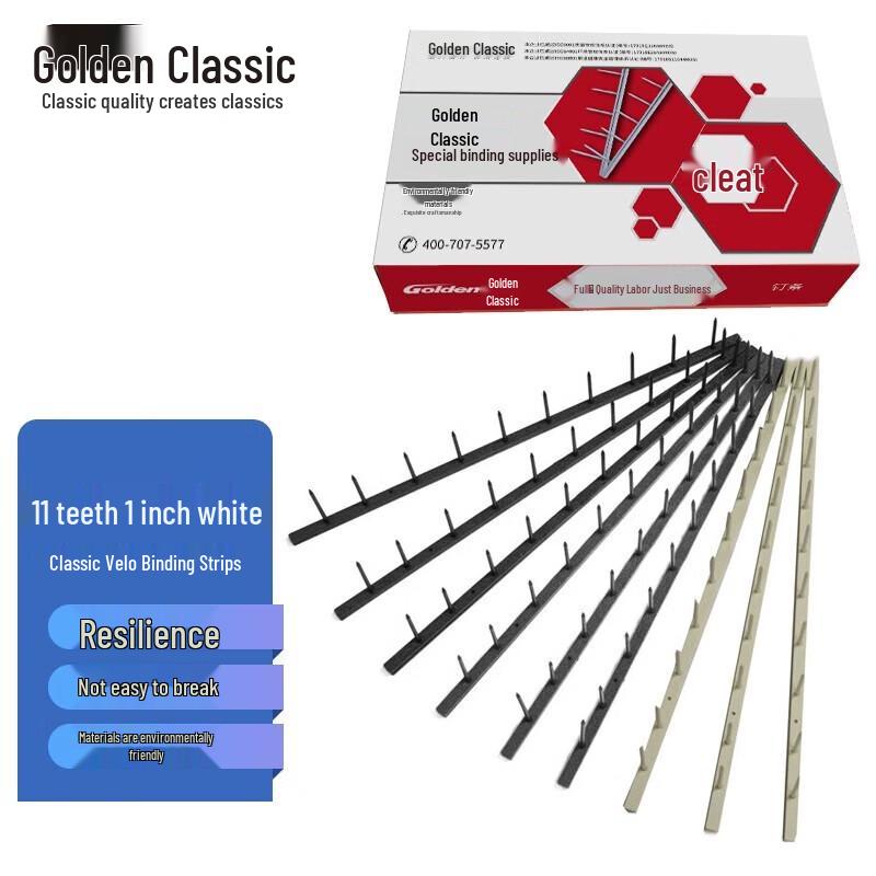 GOLDEN VeloBind 11-Tooth Binding Spines