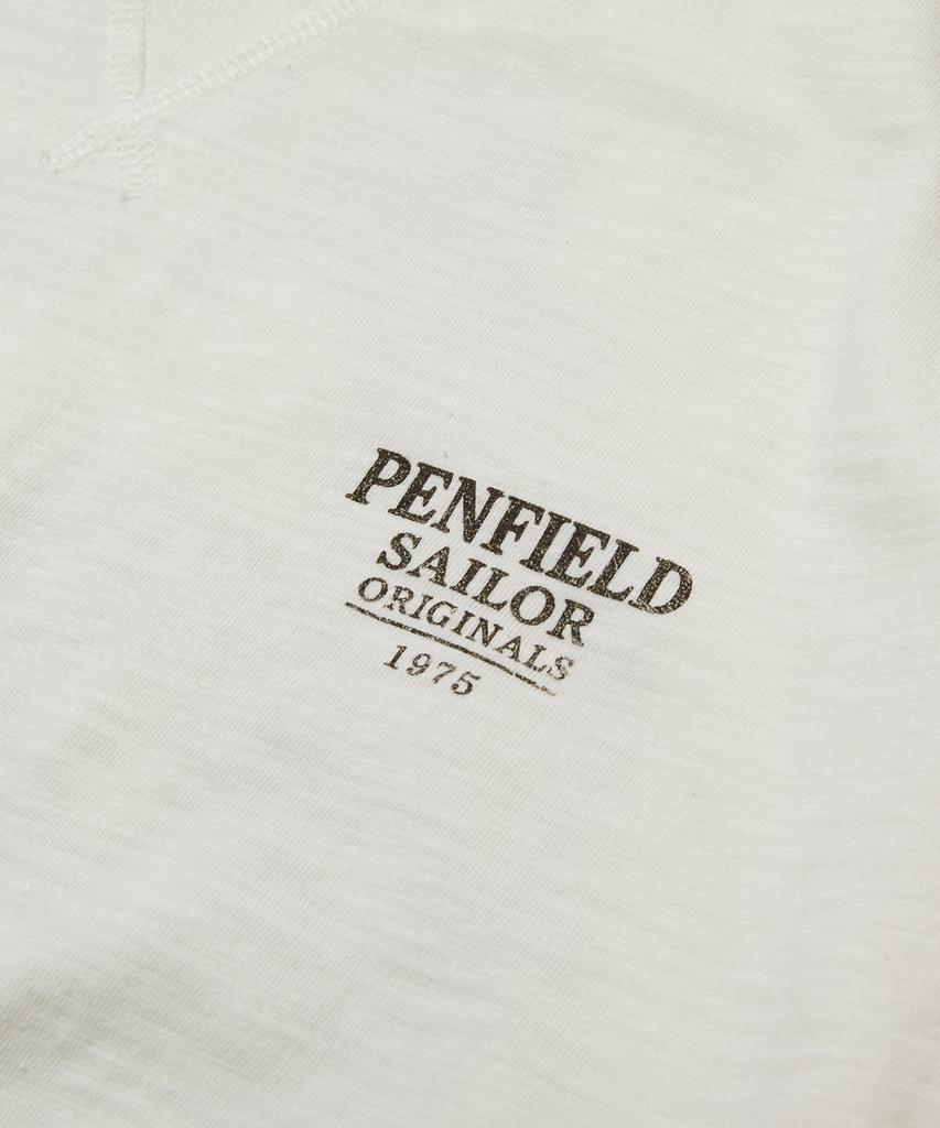 PENFIELD Slub Univ Vintage Artwork Short Sleeve T-Shirt White_Fs2Kt19U