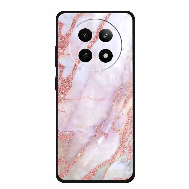 Case For Realme 13 Plus Marble TPU Soft Silicone Back Cover For Realme 13+ Cases Protective Mica Painted Colorful Bumper Capa