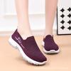 Womens Lightweight Breathable Slip-On Flat Casual Shoes Comfortable Soft Rubber Sole Non-Slip Mom